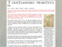 Tablet Screenshot of cristianismo-primitivo.org